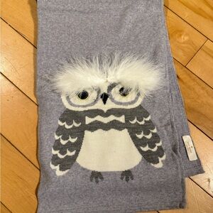 Kate Spade, New York owl scarf